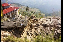 Lura Village, which was affected by Earthquake